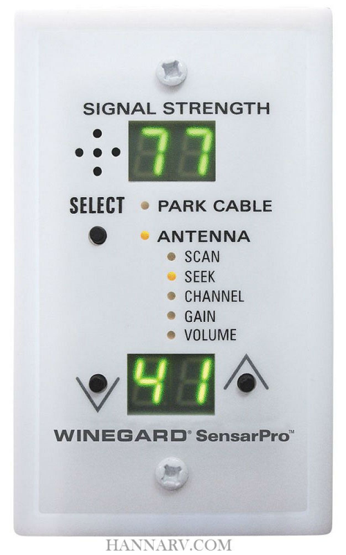 Winegard RFL-342 SensarPro White TV Signal Meter